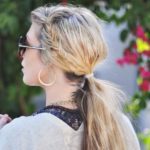 Low ponytail hairstyle for summer indian months